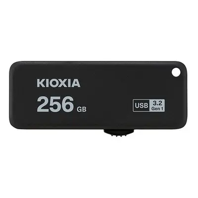 Kioxia USB flash disk, USB 3.0, 256GB, Yamabiko U365, Yamabiko U365, černý, LU365K256GG4