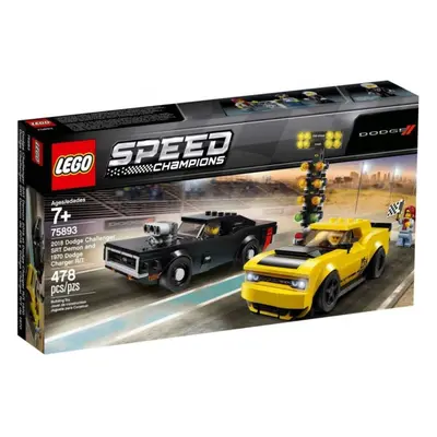 LEGO stavebnice LEGO Speed Champions 75893 2018 Dodge Challenger SRT Demon a 1970 Dodge Charger 