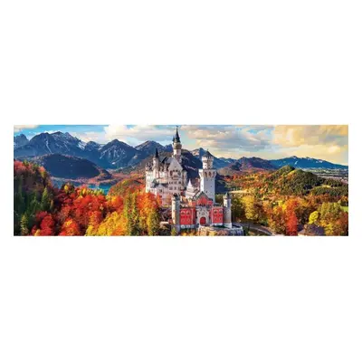 Puzzle Eurographics Panoramatické puzzle Zámek Neuschwanstein, Německo 1000 dílků