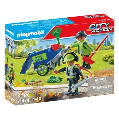 Stavebnice Playmobil 71434 Úklidový tým města