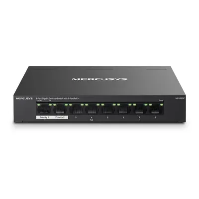 Switch Mercusys MS108GP, 8-Port Gigabit switch, 7-Port PoE+