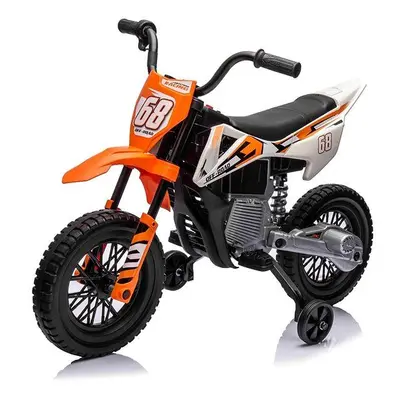 Dětská elektrická motorka Motocross Orange