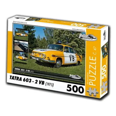 Puzzle Retro-auta Puzzle č. 47 Tatra 603-2 VB (1975) 500 dílků