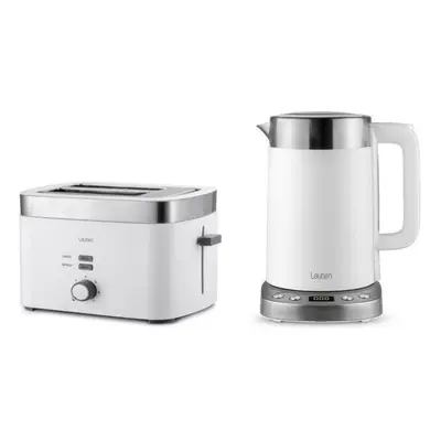 Rychlovarná konvice Lauben Electric Kettle EK17WS + Lauben Toaster T17WS