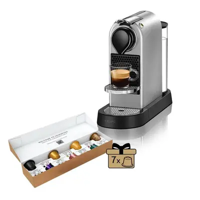 Kávovar na kapsle NESPRESSO KRUPS CitiZ Silver XN741B10