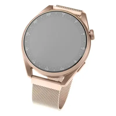 Řemínek FIXED Mesh Strap s 18mm Quick Release růžově zlatý