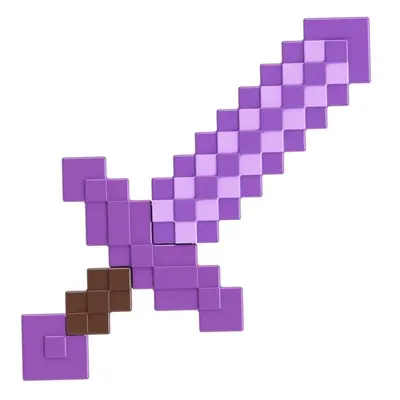 Mattel MINECRAFT Kouzelný meč fialový, HTL93