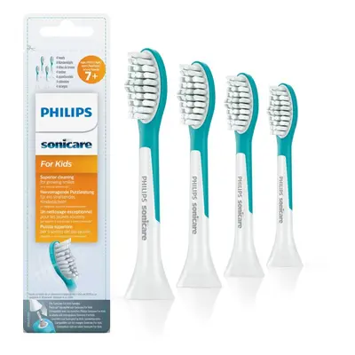 Náhradní hlavice k zubnímu kartáčku Philips Sonicare for Kids Standard HX6044/33, 4 ks