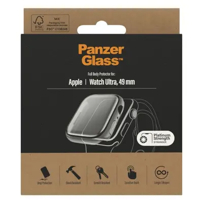 Ochranný kryt na hodinky PanzerGlass Full Protection Apple Watch Ultra 49mm (čirý rámeček)