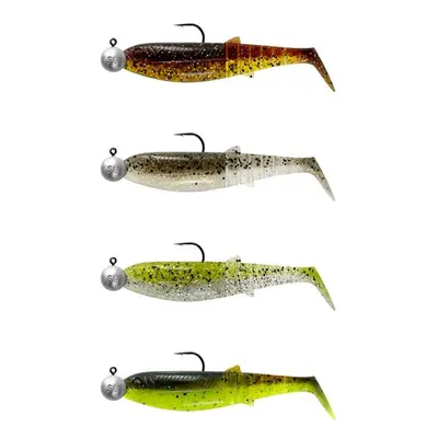 Savage Gear Gumová nástraha Cannibal Shad 12,5cm 20g Clear Water Mix 4+4ks