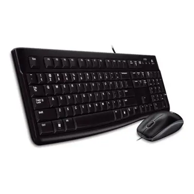 set Logitech Desktop MK120, drátový, USB, US