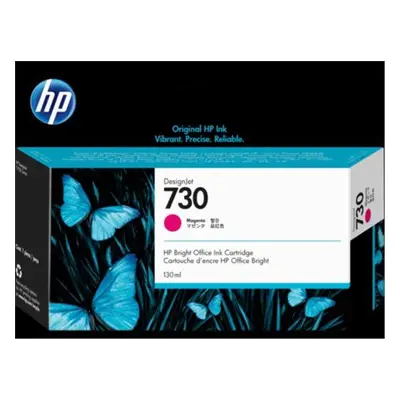 HP originální ink P2V63A, HP 730, magenta, 130ml, HP HP DESIGNJET T1600 SERIES,1700 SERIES,2600 