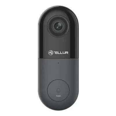 Videozvonek Tellur Video DoorBell WiFi, 1080P, PIR, Wired, Black