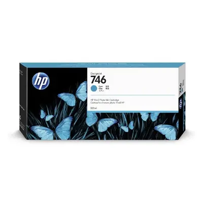 HP originální ink P2V80A, HP 746, cyan, 300ml, HP HP DesignJet Z6, Z9+