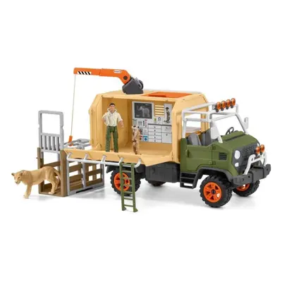 Set figurek a příslušenství Schleich Velký záchranný vůz pro zvířata 42475