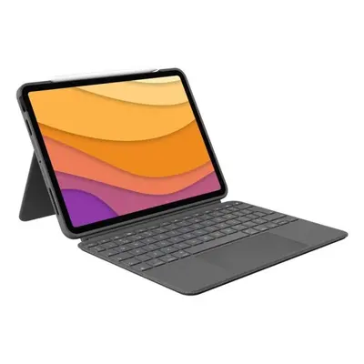 Pouzdro na tablet s klávesnicí Logitech Combo Touch pro iPad Air (4. a 5. Gen), šedá - US INTL