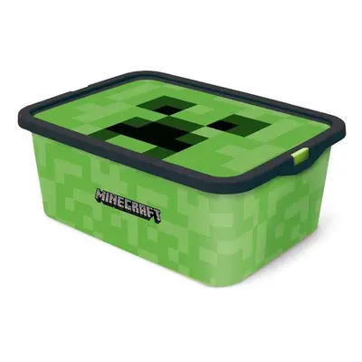 Úložný box Store Minecraft 13 l s víkem, plast