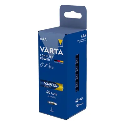 Jednorázová baterie VARTA Longlife Power 40 AAA (Storagebox)