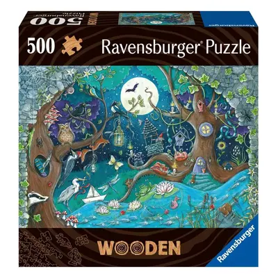 Puzzle Ravensburger Puzzle 175161 Dřevěné Puzzle Kouzelný Les 500 Dílků