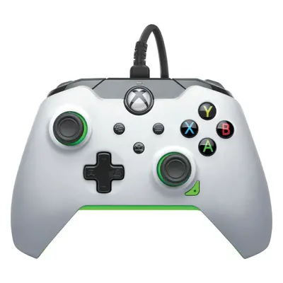 Gamepad PDP Wired Controller - Neon White - Xbox