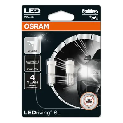 LED autožárovka OSRAM LEDriving SL W2,3W, Studeně bílá 6000K, dva kusy v balení