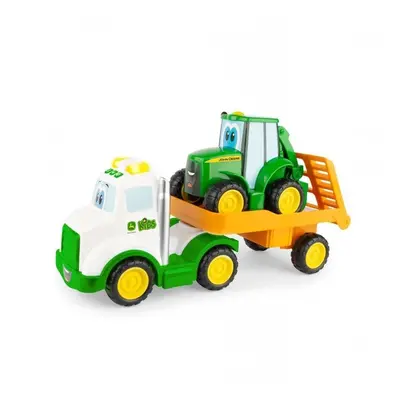 JD Kids John Deere - Traktor Johnny s tahačem 37 cm