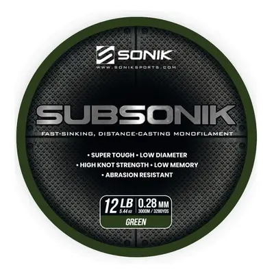 Sonik Vlasec Subsonik Green 3000m 0,28mm 12lb