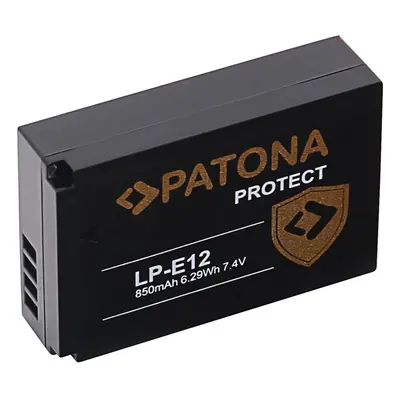 Baterie pro fotoaparát PATONA pro Canon LP-E12 850mAh Li-Ion Protect