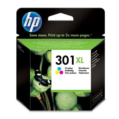 HP originální ink CH564EE, HP 301XL, color, blistr, 300str., HP HP Deskjet 1000, 1050, 2050, 300