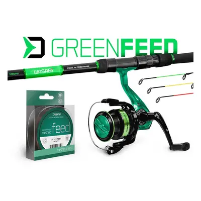 Delphin Feederový set GreenFEED 3,3m 100g