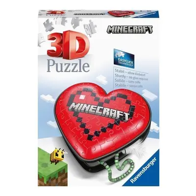 3D puzzle Ravensburger 3D Puzzle 112852 Srdce Minecraft 54 dílků