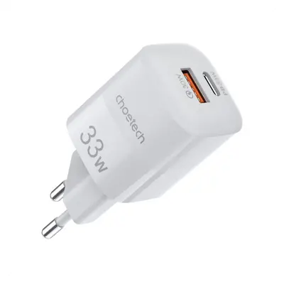 Nabíječka do sítě ChoeTech PD33W A+C Wall Charger, white