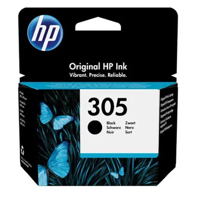 HP originální ink 3YM61AE#301, black, blistr, 120str., HP 305, HP DeskJet 2300, 2710, 2720, Plus