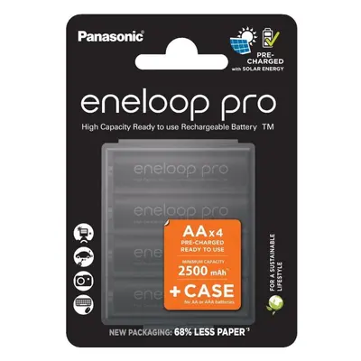 Nabíjecí baterie Panasonic eneloop HR6 AA 3HCDE/4BE CASE PRO N