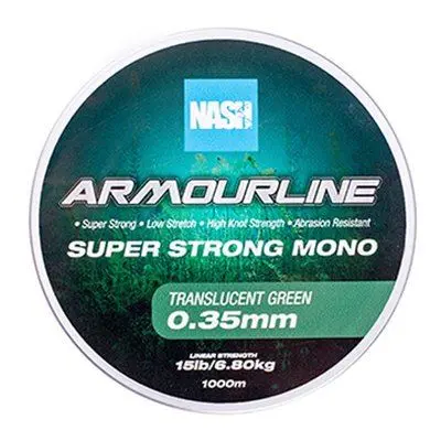 Nash Vlasec Armourline Mono Green 1000m 0,35mm 6,8kg