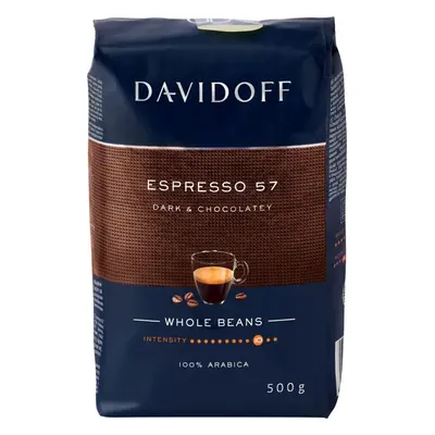 Káva Davidoff Café Espresso 57, zrnková, 500g