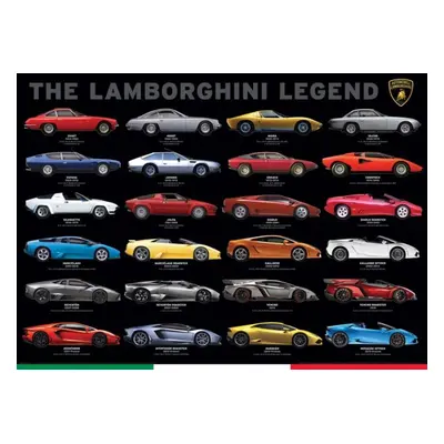 Puzzle Eurographics Puzzle Lamborghini Legend 1000 dílků