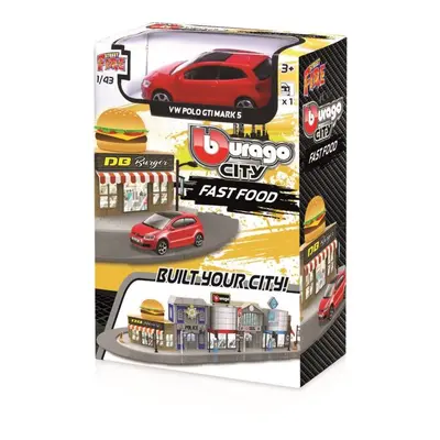 Autodráha Bburago city 1:43 18-31504 Fast food