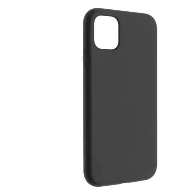 Kryt na mobil FIXED Flow Liquid Silicon case pro Apple iPhone 13 Pro Max, černý