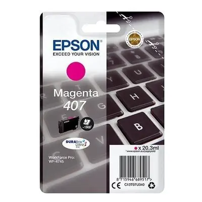 Cartridge Epson T07U340 č.407 purpurová