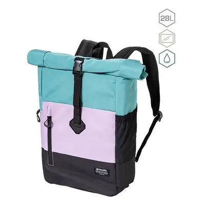 Školní batoh Meatfly Holler Green Moss/lavender 28 l