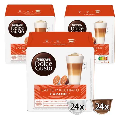 Kávové kapsle NESCAFÉ® Dolce Gusto® Latte Macchiato Caramel - 48 kapslí (24 porcí)