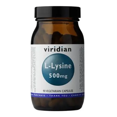 Aminokyseliny Viridian L-Lysine 90 kapslí