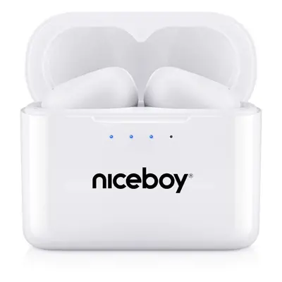 Bezdrátová sluchátka Niceboy HIVE Podsie 3 Polar White