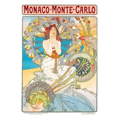 Puzzle Enjoy Monako Monte Carlo, Alfons Mucha 1000 dílků