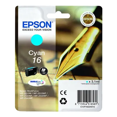 Cartridge Epson T1622 azurová