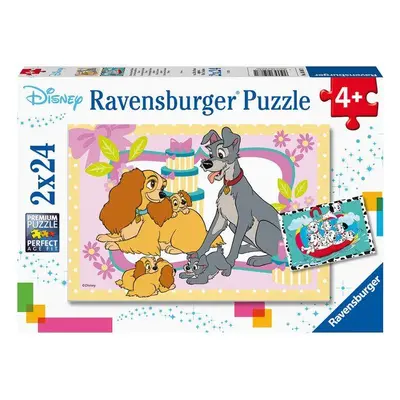 Puzzle Ravensburger 050871 Disney pohádky 2x24 dílků