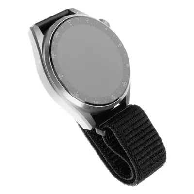 Řemínek FIXED Nylon Strap Universal se šířkou 22mm černý