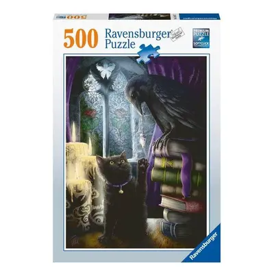 Puzzle Ravensburger 169870 Havran a kočka ve věži 500 dílků