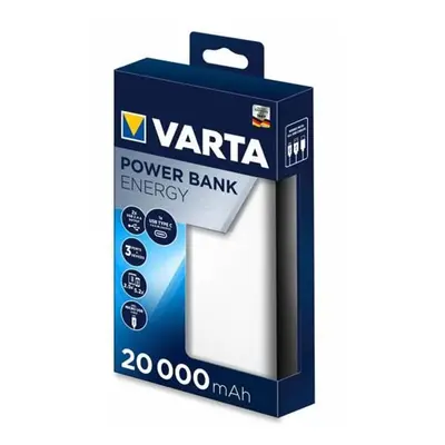 VARTA Powerbanka Energy 20000mAh White